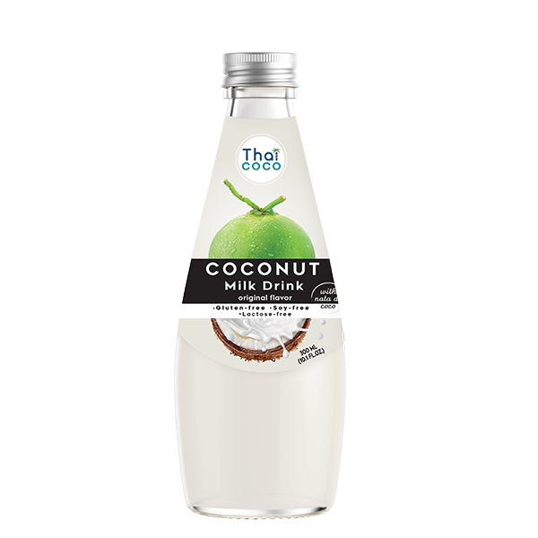 Coconut milk drink Original flavor with Nata de coco 300 ml.